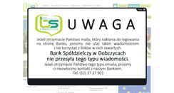 Desktop Screenshot of bsdobczyce.pl